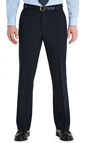 Farah Men's Slant Pocket Trouser Stylish and Versatile Formal Pants Navy 52W / 29L