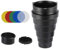 Andoer en métal Conique Snoot avec Grille nid d'abeille 5 pcs Kit de filtres de Couleur pour Bowens Mont Studio Strobe Monobloc Photographie Flash