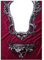Lnxp 2-teiliges Set in Schwarz Silber Dualcolor bestehend aus Wandspiegel + Wandkonsole Oval Barock Antik 50x76cm Flur Eingangsmöbel Möbel Konsole Ablage Spiegel + Wandregal
