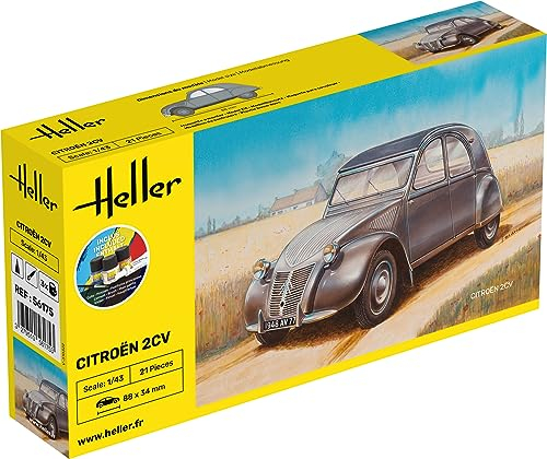 Heller 56175 Citroen 2 CV Modellbausatz, grau