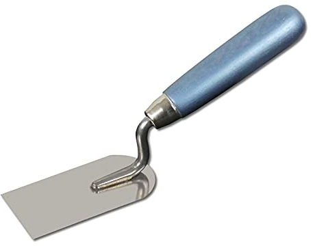 DEWEPRO® Gipserspachtel mit Edelstahlblatt - Breite: 50mm - Stuckateurspachtel - Spachtelkelle - Stuckateurkelle - Putzerkelle - Putzkelle