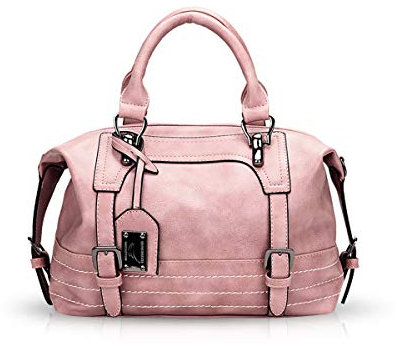 NICOLE & DORIS Mode Öl Wachs Frauen Handtaschen Umhängetasche Diagonal Tasche Umhängetasche Messenger Bags Mädchen Handtaschen Boston Taschen Pink