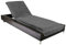 Brandsseller Gartenliegenbezug 75x200 cm – Frottee Schonbezug Handtuch-Auflage aus 100% Baumwolle – waschbar, rutschfest, Öko-Tex Standard 100 – Anthrazit