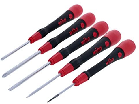 Precision Slotted & Phillips Screwdriver Set, 5 Piece