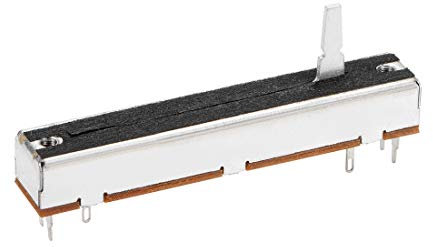 sourcing map 1St Fader Variable Widerstände Mischer Potentiometer Gerade Schiebe A503 50K Ohm Exponentielle Doppelpotentiometer zum Dimmen 73mm