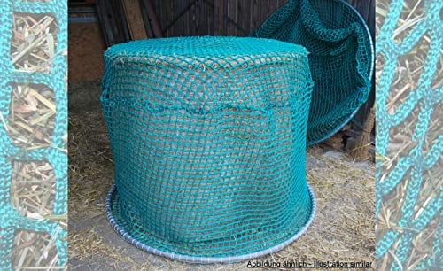 Netze Seile & mehr Heunetz für Rundballen, 150 cm Durchmesser, Höhe 120cm, Ø 5 mm Garn, 45 mm Maschenweite ohne Ring