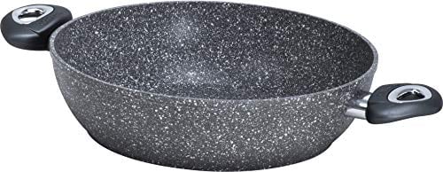 Aeternum, Madame Petravera 3.0, Tegame Antiaderente, Ideale per Induzione, Diametro 28 cm, Full Induction, Grigio