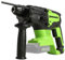 Greenworks Professional 2J Bohrhammer 24V Akku-Schlagbohrmaschine mit SDS-Plus, Sicherheitskupplung 4 Funktionen mit Vario-Lock und Rotationsstopp, 4550IPM und 1000RPM