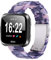 Miimall Bracelet Compatible avec Fitbit Versa 2 Bracelet de Montre en Résine Elégant Bande de Remplacement pour Fitbit Versa SE -Violet