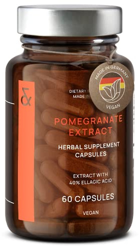 CLAV® Pomegranate Extract, 1000mg with 40% Ellagic Acid, 60 Capsules