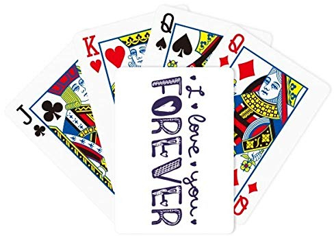 Love You Forever, süßes Pokerspiel, Tischspiel, Brettspiel