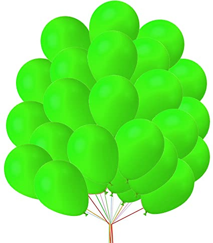 Hellgrüne Luftballons 10 Zoll Party Ballon Dekoration Latex Luftballons für Geburtstag Party Hochzeit Jubiläum Feier Jubiläum Party Dekoration Ballon 25 Stück