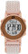 Skechers Montre pour femme Magnolia, mouvement digital, boîtier 40MM en alliage d'or rose avec bracelet en nylon, SR6268