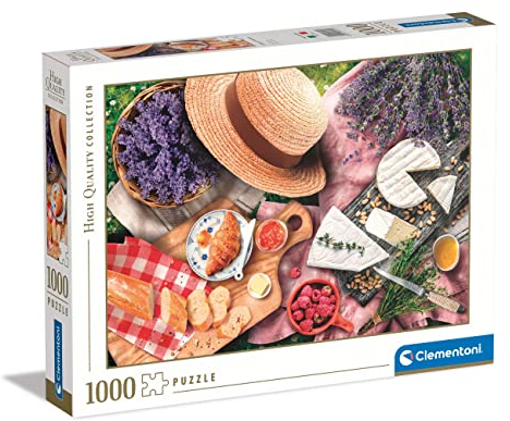 Clementoni - 39745 Collection - A Taste of Provence, Puzzle 1000 Teile Für Erwachsene Und Kinder 10 Jahren, Geschicklichkeitsspiel Für Die Ganze Familie