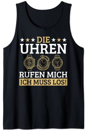 Herren Uhrmacher die Uhren rufen watchmaker Tank Top