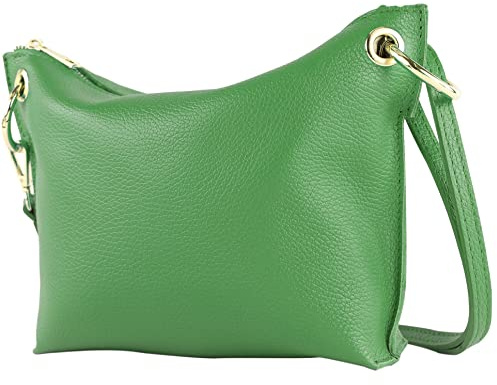 modamoda de T243 Damen Leder Umhängetasche Schultertasche handmade in Italy