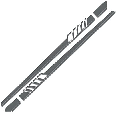1 Paar Sport Racing Streifen Aufkleber für Karosserie Tür Seite Dekoration, Grafik Vinyl Seitenaufkleber Auto Seitenschweller Aufkleber Rennstreifen Autoaufkleber AMG Edition 507 C-Klasse W204 W205