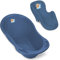 Baignoire bébé avec siège de bain bébé 2 set - Certifié TÜV Rheinland! - Baignoire bébé pour nouveau-né de 0 à 24 mois avec bouchon + siège de bain bébé avec revêtement anti-dérapant!