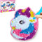 Gamrong Plush Craft Einhorn Kissen DIY Set, Handmalerei für Kinder Poke Artbastelset Weihnachten Basteln Poke Art DIY-Spielzeug Mode Design Kit Geburtstag Art Geschenk für Mädchen 3 4 5 6 7 8 Jahre