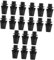 Hemobllo 18 pcs Chandelier Wire Buckle Cable Clip Pendant Light fixtures Ceiling Lights Clips Chandelier Cord Clips Cord Grip Strain Light Cable Grips Iron Connector Electric Wire