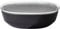 Mepal – Servierschale mit Deckel Silueta – Spülmaschinen- und mikrowellenfest – Salatschüssel – Tapas Teller – Geschirr – 4000 ml – Nordic black
