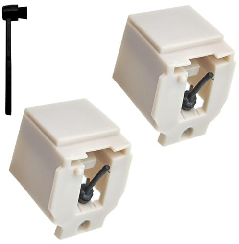 Graootoly 2 Stück Stylus ATN3600L Schallplattenspieler Nadel für AT-LP60 Plattenspieler Phonograph Platenspeler Plattenspieler