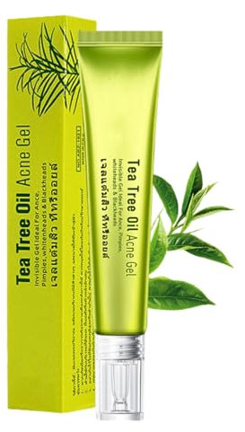 Anti Acne Removal Cream, Tea Tree Acne Removal Gel, Acne Cream for Acne Treatment & Spot Treatment, Clear Soothing Spot Gel, Acne Moisturiser, Whiteheads & Blackhead Remover, Invisible Gel