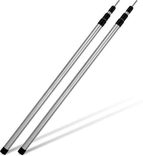 normani Aufstellstange Zeltstange Teleskop-Zeltstange 94-240 cm aus Aluminium - ideales Zelt oder Tarps Zubehör Farbe 2-Stück