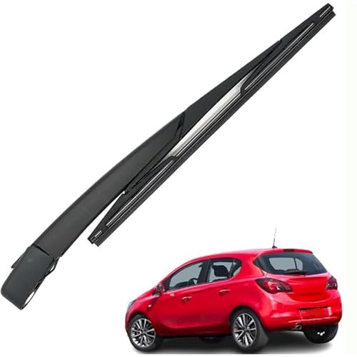 Nsnqb Auto Heck Scheibenwischer für Opel Corsa E 2014-2019, Heckscheibenwischer Wischerblatt und Wischerarm Hinten, Scheibenwischer Wischblattersatz Set