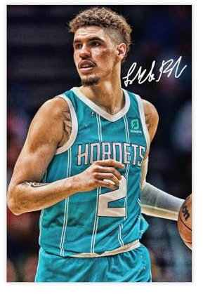 GJHTQLP Lamelo Ball-Poster, 3 Leinwand-Poster, Schlafzimmer, Dekoration, Landschaft, Büro, Raumdekoration, Geschenk, 40 x 60 cm