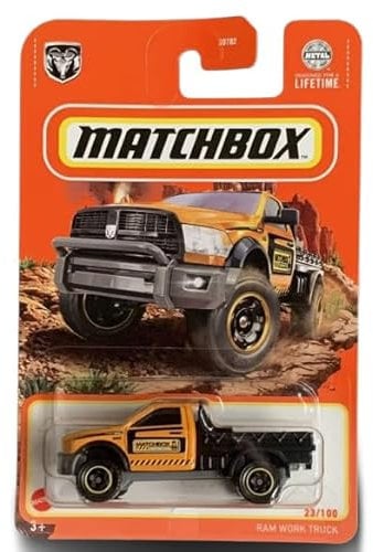 Matchbox Ram Work Truck, Gelb, 23/100