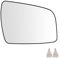 SENZEAL Spiegelglas Rechts Beifahrerseite Beheizbar mit Trägerplatte für Opel Zafira B 2009-2014 1428378 1428377 Außenspiegel Glas Ersatz (Rechts)