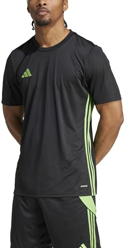 adidas Men's TABELA 23 Jersey, Black/semi Lucid Lime, 4XL