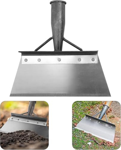 Taylor & Brown Garden Shovel Multifunctional Garden Shovel, Outdoor Garden Cleaning Shovel, Multi Functional Stainless Steel Patio Moss Weed Remover Scraper Tool HANDLE NOT INCLUDED, 21cm
