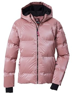 Killtec Mädchen Ksw 210 Grls Qltd Jckt Steppjacke/Jacke in Daunenoptik mit Kapuze und Schneefang