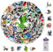 100 Stück Drachen Aufkleber, Wasserdicht Cartoon Tier Stickers, Ästhetische Dekoration Vinyl Sticker Set für Auto Laptop Skateboard Fahrrad Moped Motorrad Fahrrad Computer