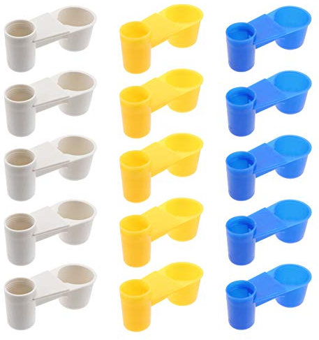 HAPINARY Vogel Feeder Wasser Dispenser 15pcs Auto Wasser Flasche Für Vögel Wasser Spender