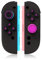Manopole per pollice per Nintendo Switch 2, tappi per joystick per Switch2, copertura per joystick analogico per controller NS2 Joycon con adesivo a pulsante, nero rosso
