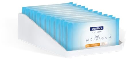 Sterillium 2-in-1 Desinfektionstücher Hände & Flächen, 180 Tücher