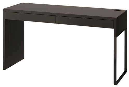 ProTuning MICKE Schreibtisch/Tisch Schwarz-Braun (142x50x75cm)