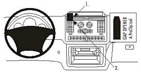 Brodit 853364 ProClip Halterung