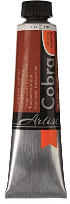 Cobra Talens wassermischbare Ölfarben, 40 ml, 378 Transparent Oxidrot