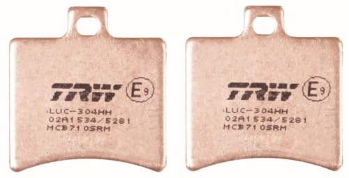 TRW MCB710SRM Sinter Maxi Scooter Bremsbelagsatz für MALAGUTI MADISON R 2005-2006 Hinterachse und andere Motorräder