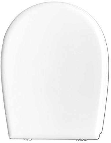Copriwater Cesame ARETUSINA BIANCO Cerniera Cromo-Sedile-Asse Wc