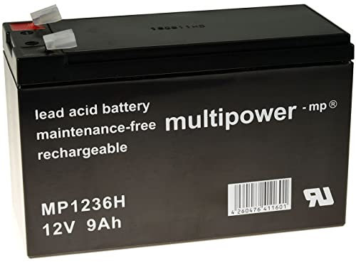 Powery Batería de Gel para SAI APC Back-UPS CS 500 9Ah 12V