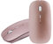 KINGCOO Bluetooth Mouse Noiseless Wireless Mice, Ultra-thin Portable Rechargeable Bluetooth 3.0 Optical Mouse,800/1200/1600 DPI Adjustable for PC Laptop Macbook (Rose Gold)