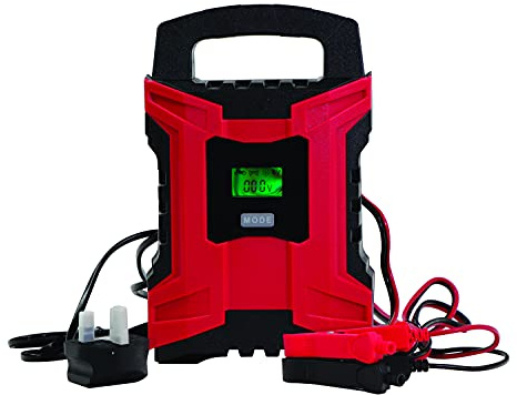 Streetwize - SWIBC3 Intelligent/Smart Battery Charger - 10 AMP - 6V/12V - Trickle Charger, Short-Circuit Protection - Four charge modes: car, motorcycle, trickle & winter
