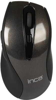 İnca IWM-505 RF Wireless Optische Maus 1600 DPI – Maus (Rechtshänder, Optisch, RF kabellos, 1600 DPI, schwarz)