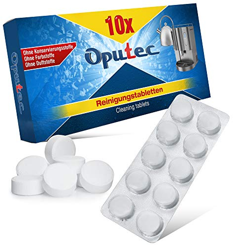 10 pastillas de limpieza para cafeteras automáticas de café expreso: 100 pastillas desengrasantes de 2 g | Compatible con Jura, Siemens, Saeco, Nespresso, etc.