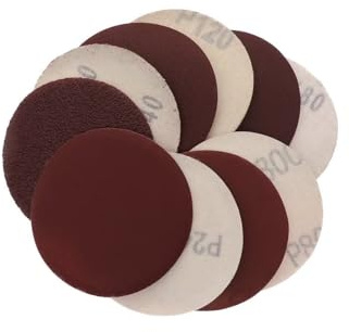 Discos de Lijado 75mm Papel de Lijar Excéntrico Grano 80 50 Piezas